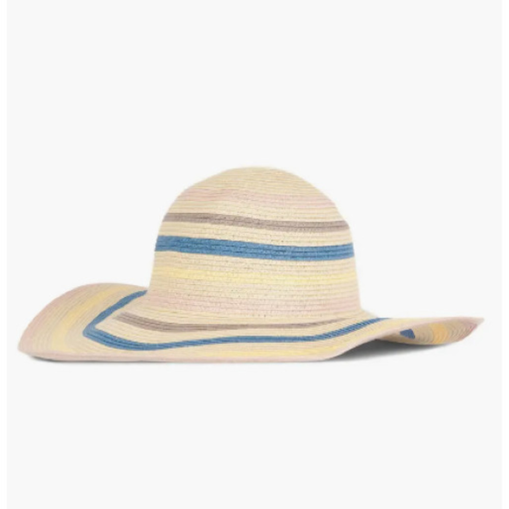 New with Tags Barbour Women's Astley Straw Sun Hat in Multi Size Small S - Picture 2 of 4